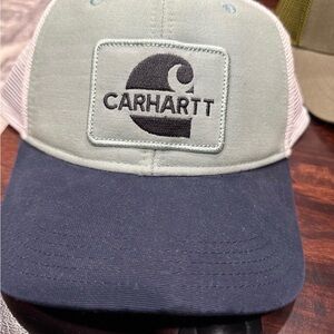 Carhartt Light Green and Navy Cap